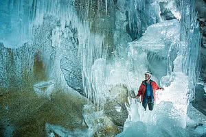 Ice Palace in Hintertux Glacier