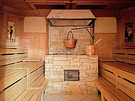 Sauna in the Ladies Spa Austria STOCK resort