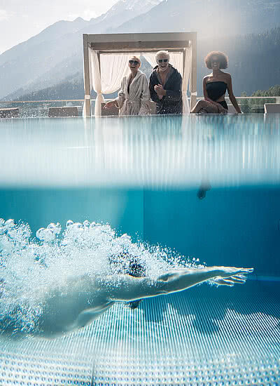 Pool in 5-Star Wellness Hotel STOCK resort Austria