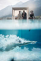 Pool in 5-Star Wellness Hotel STOCK resort Austria