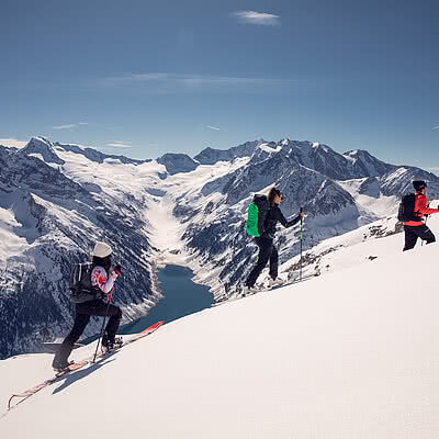 Ski touring in Zillertal