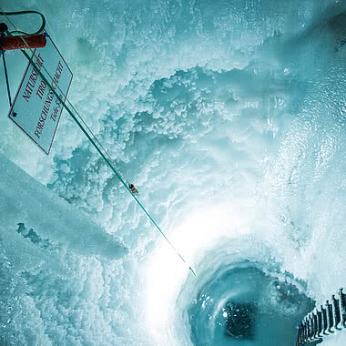 Ice Palace in Hintertux Glacier