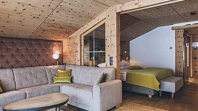 Couch Komfortdoppelzimmer Sonnblick im STOCK resort