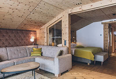 Couch Komfortdoppelzimmer Sonnblick im STOCK resort