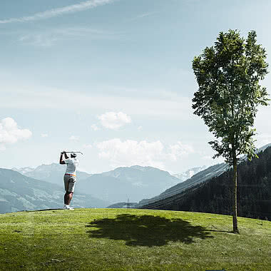 Golfers during a golf holiday in Austria