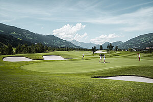 Golfspieler im Golfurlaub Österreich