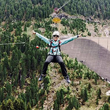 Flying Fox am Schlegeis 131 Klettersteig