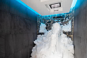 Snow cave in 5-Star Wellness Hotel STOCK resort