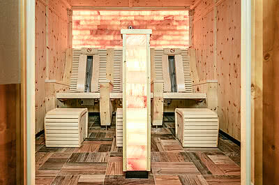 Infrared sauna in Sauna Hotel Austria STOCK resort