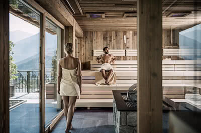 Aufgusssauna in Hotel Austria STOCK resort