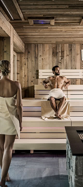 Aufgusssauna in Hotel Austria STOCK resort