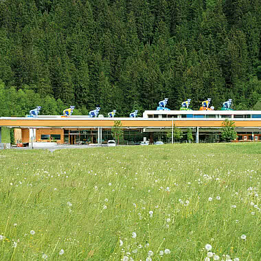 Exterior view of the Erlebnissennerei in Zillertal