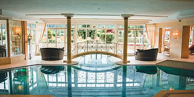 Pool in 5-Star Wellness Hotel Austria STOCK resort