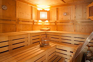 Sauna in the Team Lodge STOCK resort