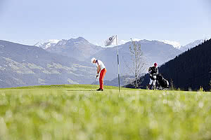 Golfers during a golf holiday in Austria