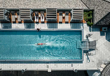 Pool in 5-Star Wellness Hotel STOCK resort Austria