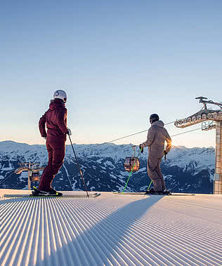 Skier in Zillertal