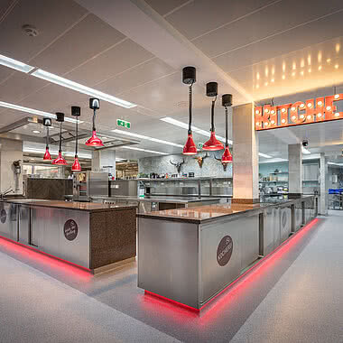 Kitchen in Gourmet Hotel STOCK resort in Austria